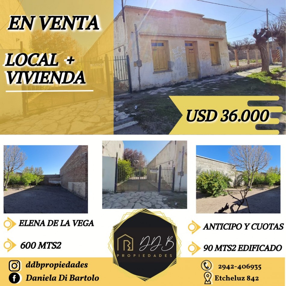 Local + Vivienda en Venta!!!