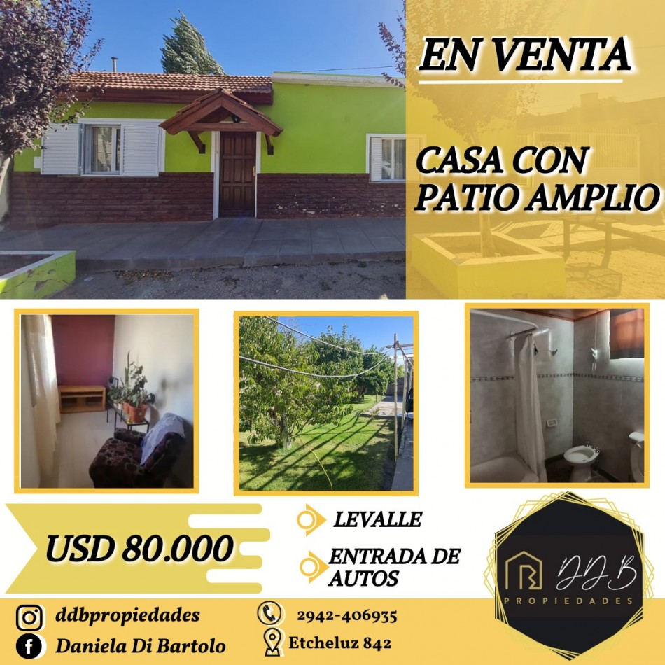 CASA AMPLIA- BELLO PATIO- VENTA