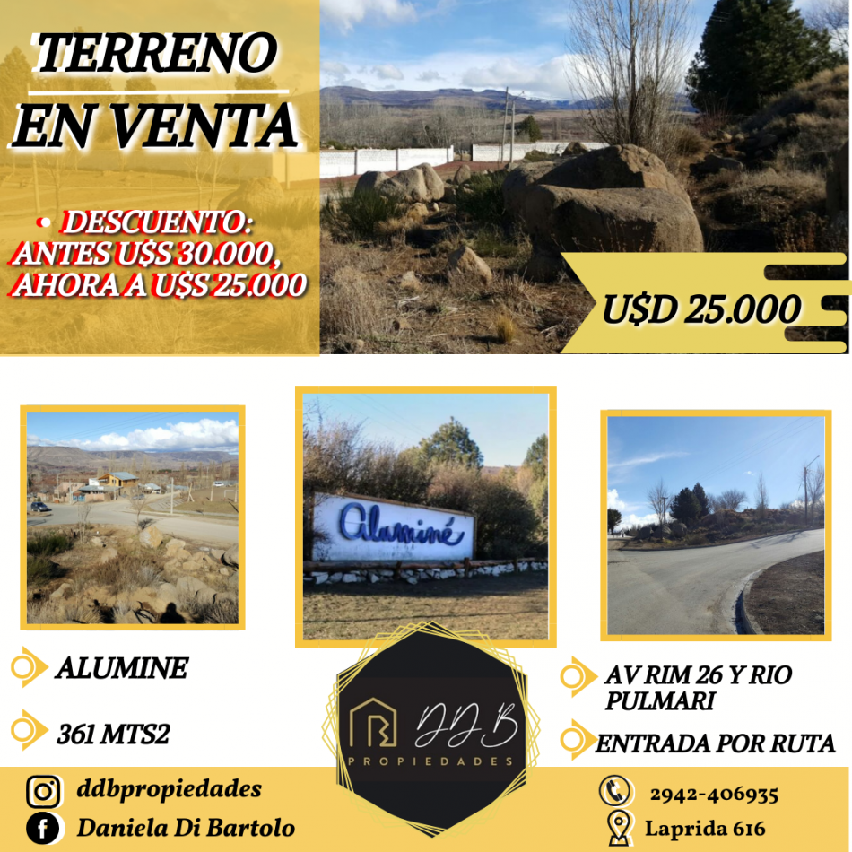 TERRENO EN ALUMINE