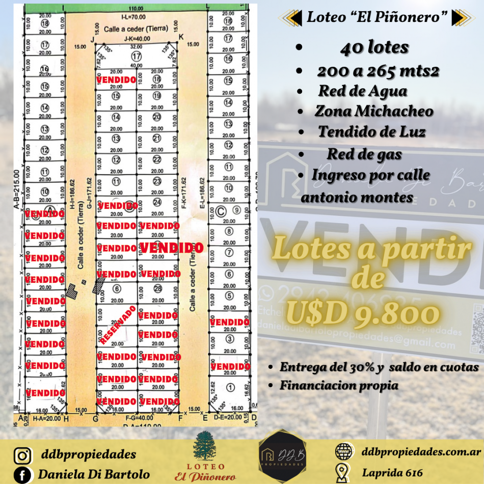 Loteo El Piñonero- Michacheo