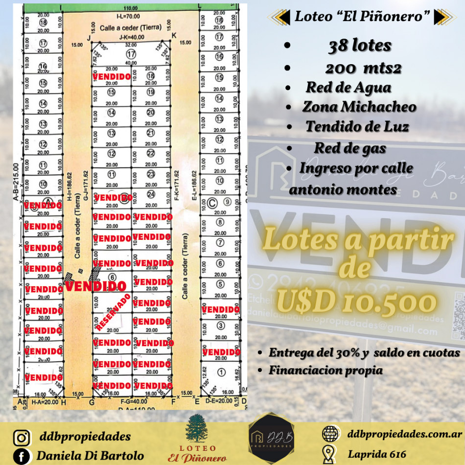 Loteo El Piñonero- Michacheo