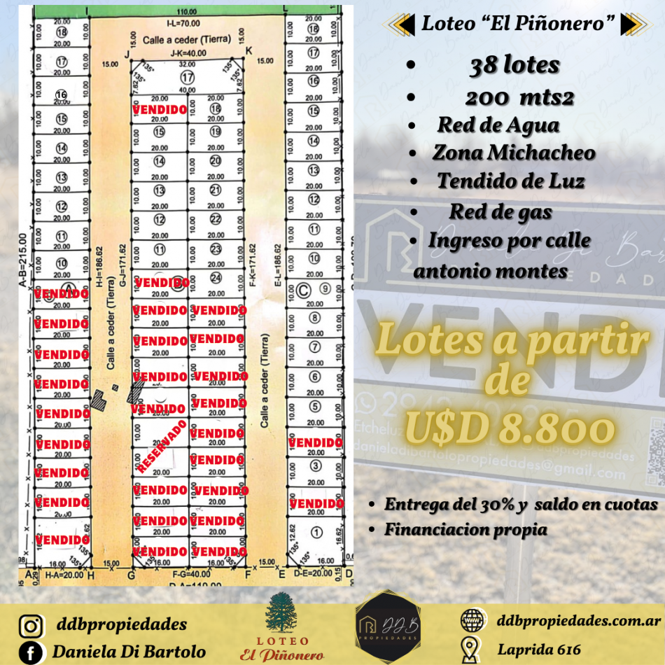 Loteo El Piñonero- Michacheo