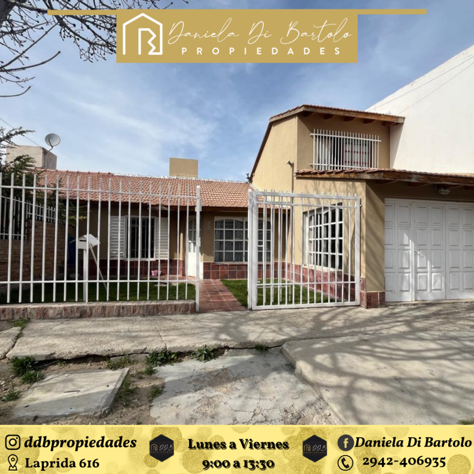 CASA EN VENTA, ZAPALA - CALLE RIO NEGRO