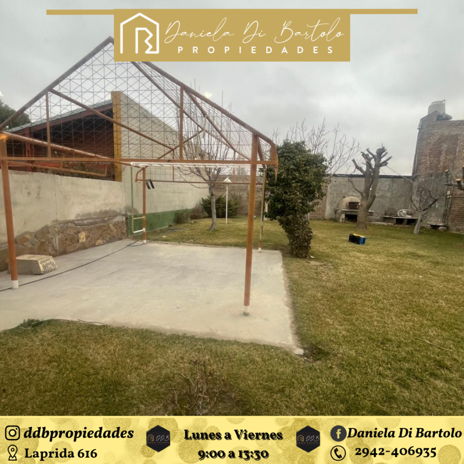 CASA EN VENTA- ZAPLA, CALLE CATRIEL- CREDITO HIPOTECARIO