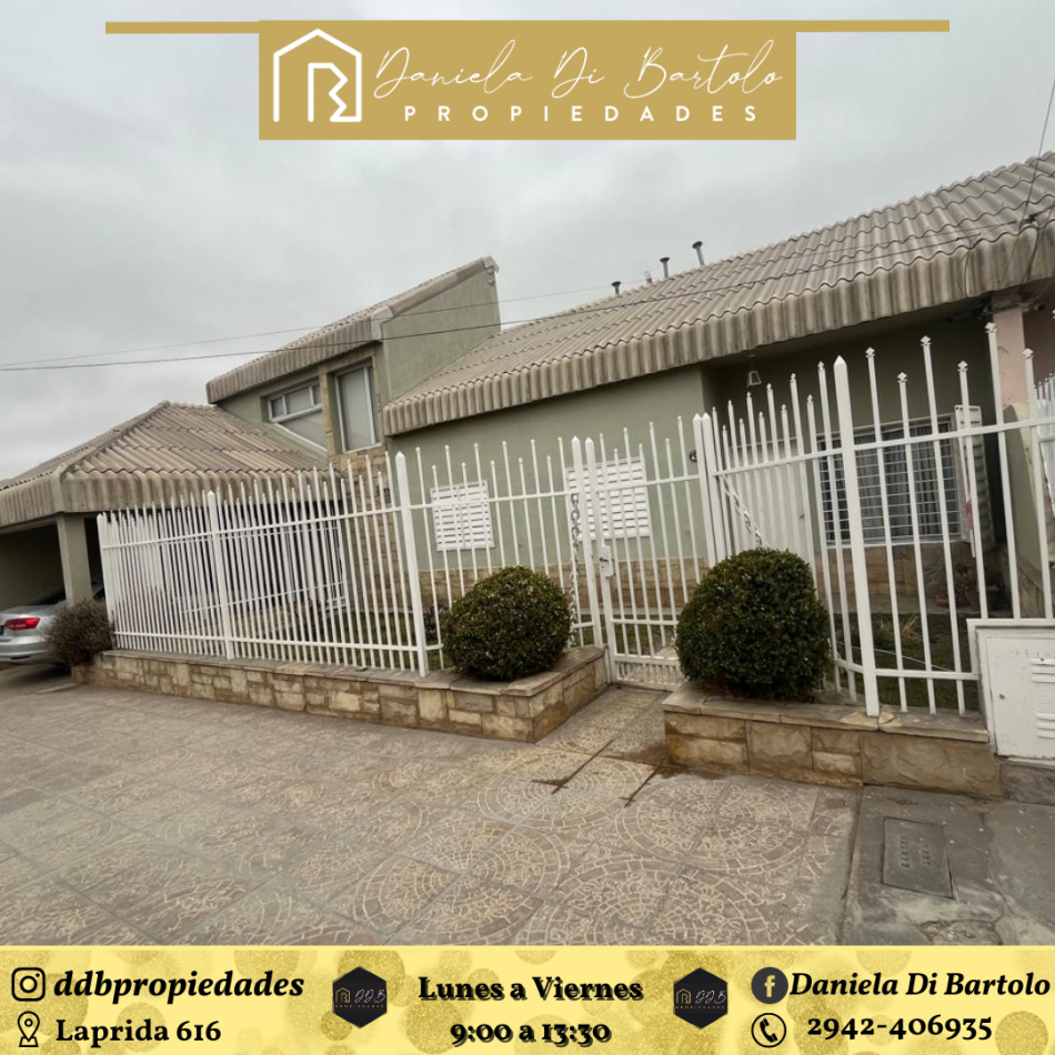 CASA EN VENTA- ZAPLA, CALLE CATRIEL- CREDITO HIPOTECARIO